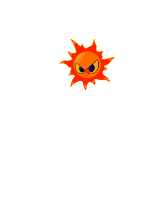 Download free eye fire sun flame icon